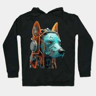 Industrial Punk Dogs by Liza Kraft 15.0 Hoodie